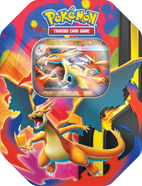 PTCG ME Mega Charizard Tin - Mega Charizard Y