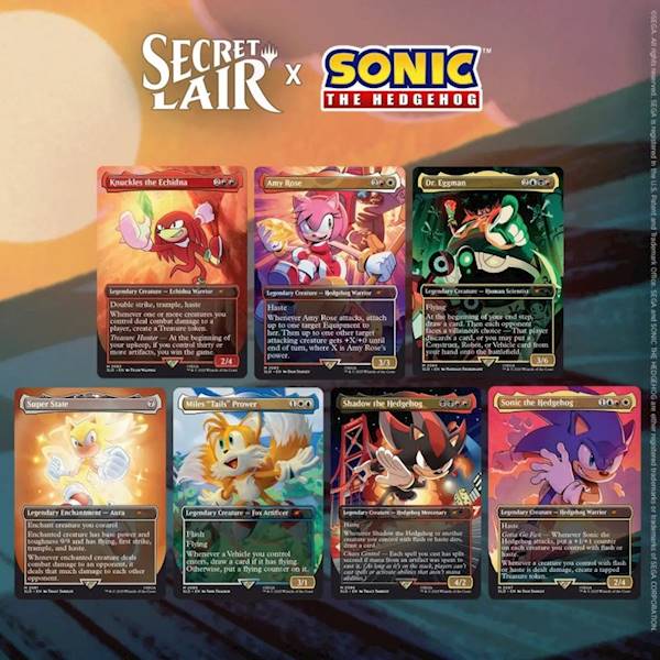 Mtg Sacret Lair x Sonic: Friends 