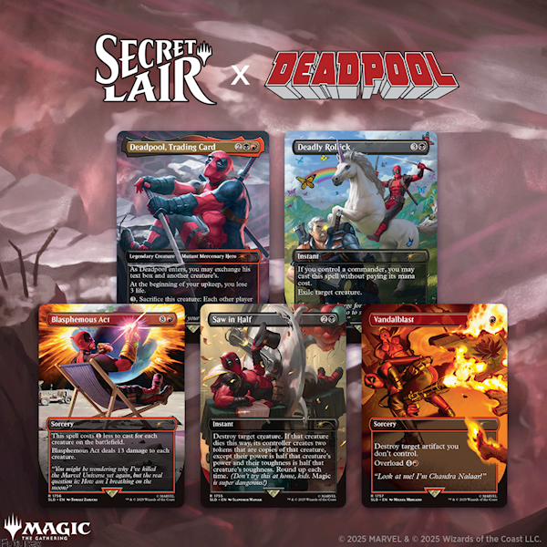MtG Secret Lair x Marvel's Deadpool Non-Foil