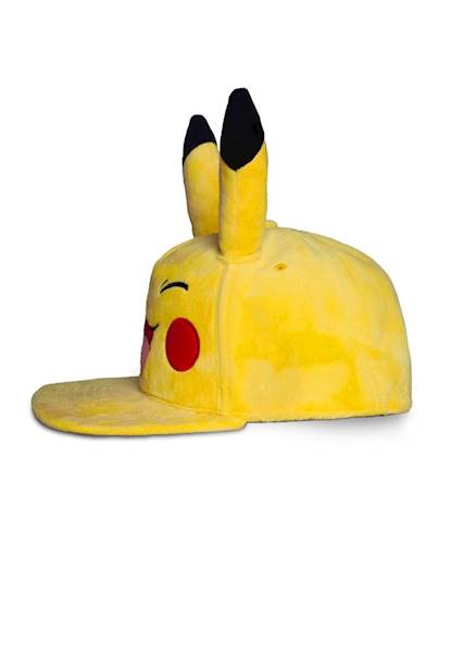 Czapka Pokemon Plush Snapback Happy Pikachu