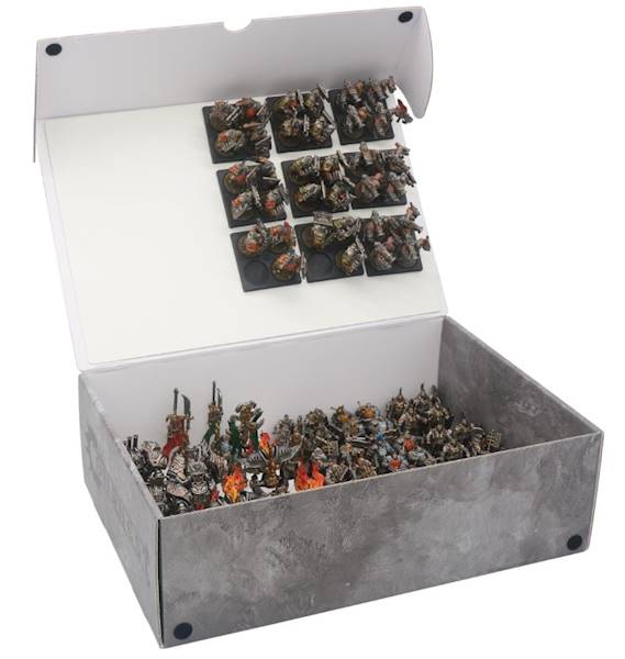 S&S XL Pudełko magnetyczne Conquest z 2 płytkami