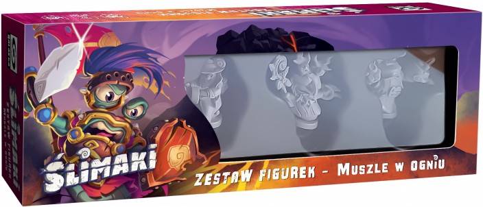 Ślimaki Zestaw Figurek Muszle w Ogniu