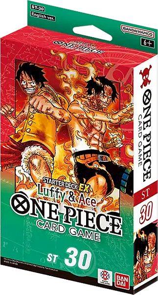 One Piece TCG Starter Deck ST30 Luffy & Ace EX 