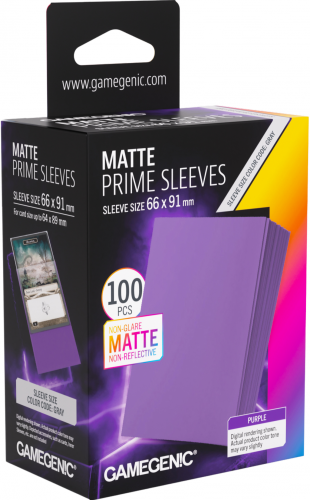 Koszulki Gamegenic Matte Prime Sleeves Purple