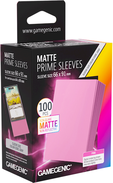 Koszulki Gamegenic Matte Prime Sleeves Pink