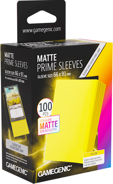 Koszulki Gamegenic Matte Prime Sleeves Yellow