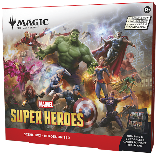 MtG Marvel Super Heroes Scene Box Heroes United