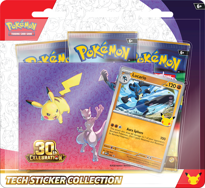 PTCG 30th Celebration Tech Sticker Lucario