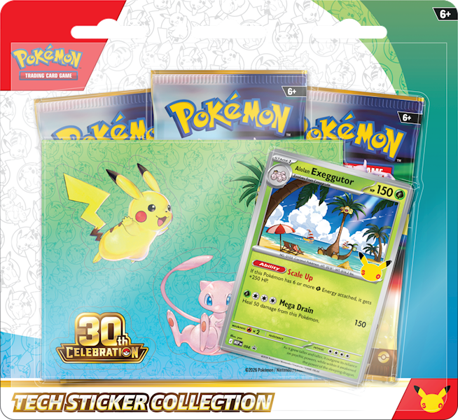 PTCG 30th Celebration Tech Sticker Exeggutor