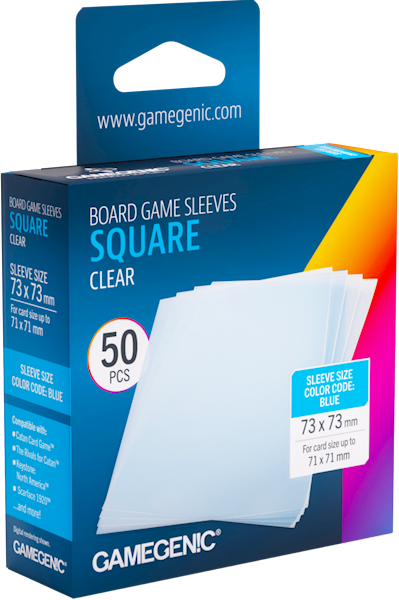 Koszulki Gamegenic Square Clear 73x73