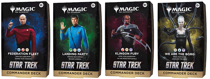 MtG Star Trek Commander Zestaw Czterech Talii