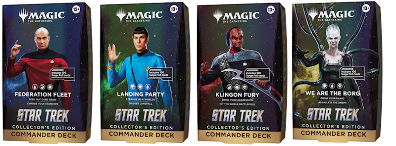 MtG Star Trek Commander CE Zestaw Czterech Talii