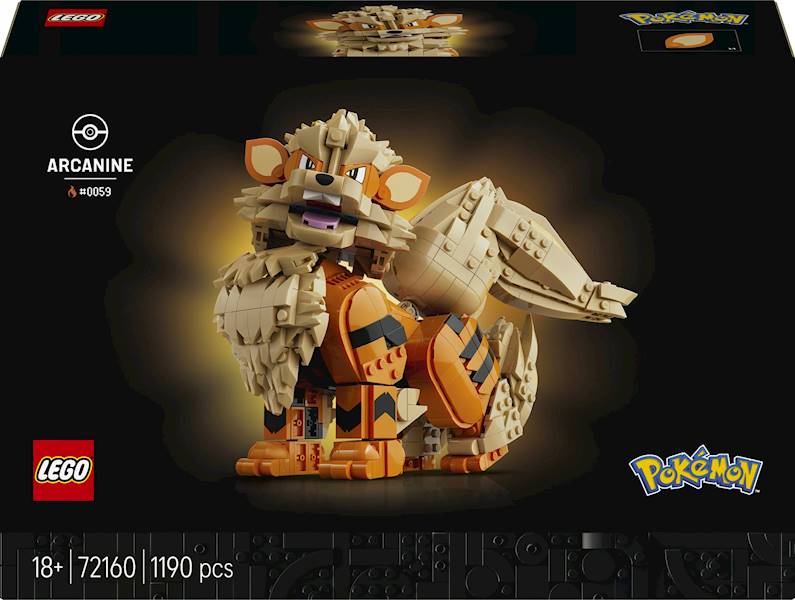LEGO Pokemon Arcanine 72160