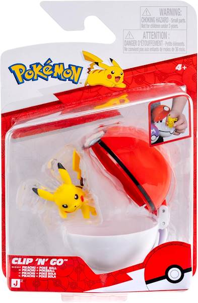 Pokemon Clip 'n' Go Pikachu + Poke Ball