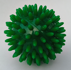 Piłka jeżyk 7cm Sanity zielony 