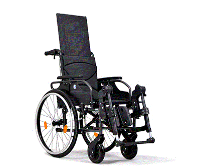 Wózek Inwalidzki d200 Vermairen pochylane oparcie 30 stopni