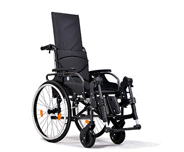 Wózek Inwalidzki d200 Vermairen pochylane oparcie 30 stopni • szer. siedziska 48 • Pełne • Posiadam Kod NFZ S.13.01