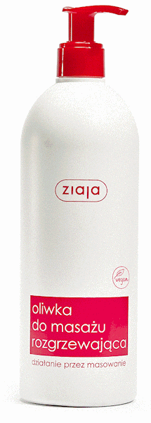 Oliwka do masażu rozgrzewająca Ziaja