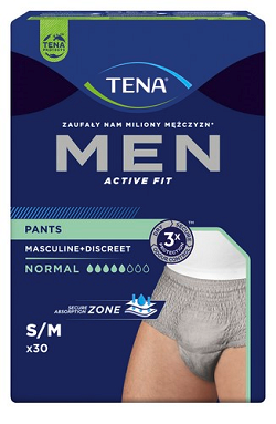 Tena Men Pants Normal Grey S/M 30szt.