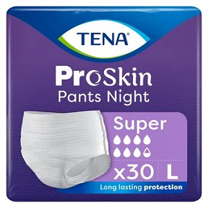 Tena Pants Proskin Super Night L A30 Majtki