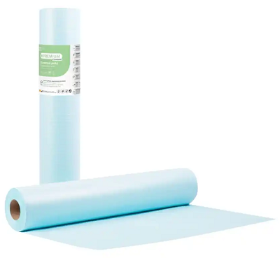 Prześcieradło podkład medyczny jednorazowy 50cmx50 cm błękitny SoftCare