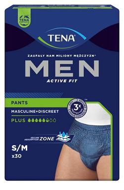 Tena Men Pants Plus Blue S/M