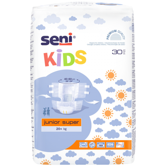 Seni Kids Junior Super 20+ kg A30 Pieluchy na rzep