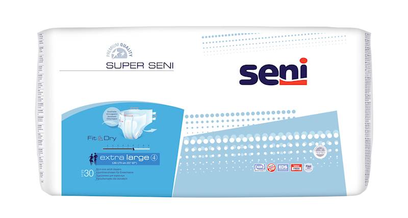 Super Seni XL A30 Pieluchy na rzepy