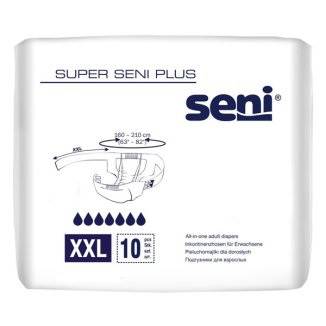 Super Seni Plus XXL A10 Pieluchy na rzepy