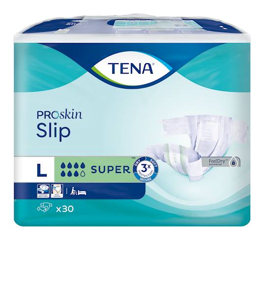 Tena Slip Proskin Super L A30 Pieluchy na rzepy