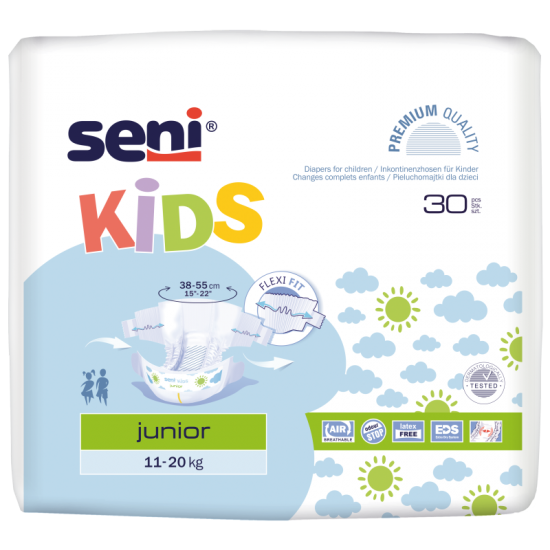 Seni Kids Junior 11-20 kg A30 Pieluchy na rzepy 