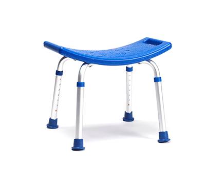 Taboret prysznicowy Jill bez oparcia do 150kg