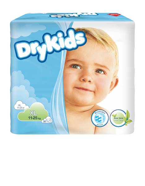 Tena Dry Kids XL 11-25 kg A30 Pieluchy na rzepy
