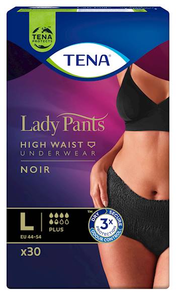 Tena Lady Pants Plus Noir L A30 Majtki