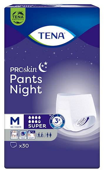 Tena Pants Proskin Super Night M A30 Majtki