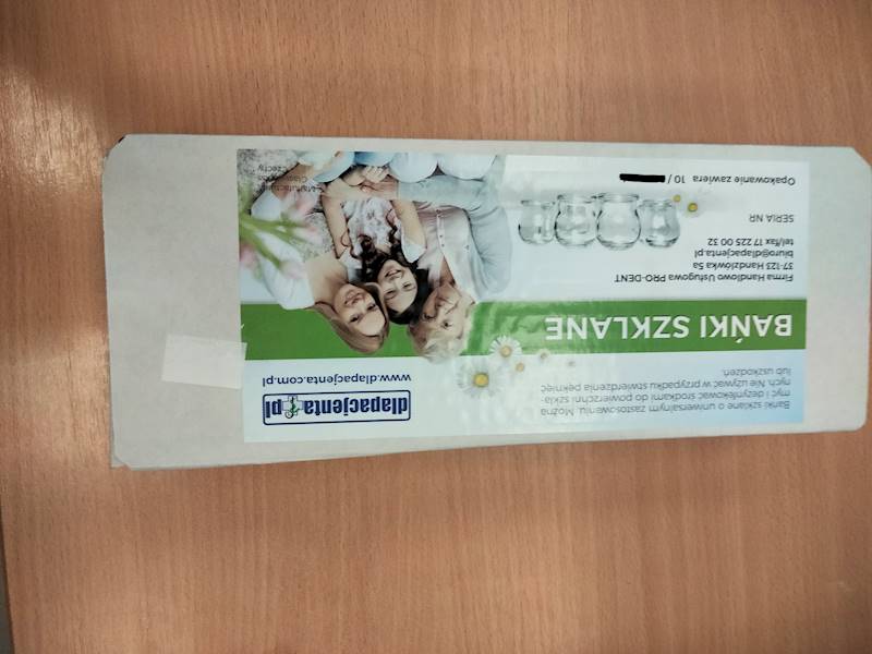 Bańki szklane ogniowe 10.sztuk