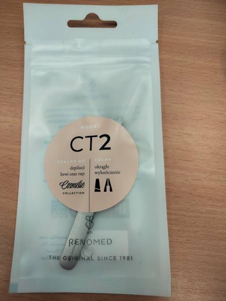 Nożyczki do depilacji brwi oraz rzęs CT2