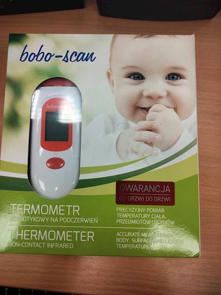 Termometr bezdotykowy na podczerwień 125x49x27mm