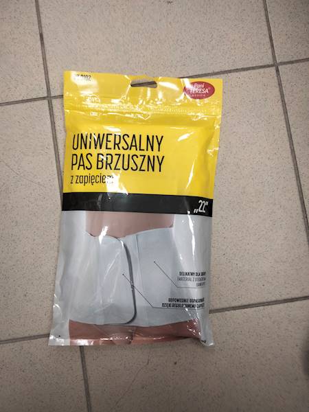 Uniwersalny Pas Brzuszny z zapięciem roz. XXL