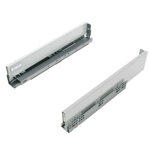 Slim Box REJS L-500 H-89 na klip metal biały (miękki domyk)