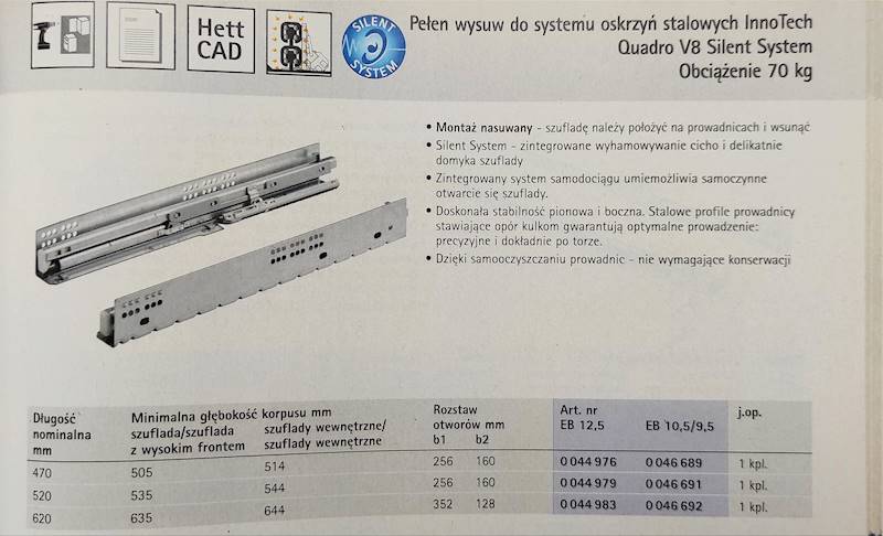 QUADRO V8 70 SFD2/520 C EB 9,5/10,5