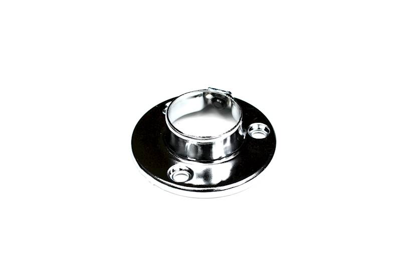 Stópka do ściany / rozetka fi25 - metal 