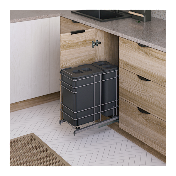 VARIANT MULTI Kosz dolny cargo mini 200 L-300 metal lakier biały 