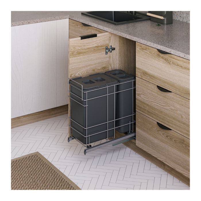 VARIANT MULTI Kosz dolny cargo mini 600 L-450 metal lakier biały 