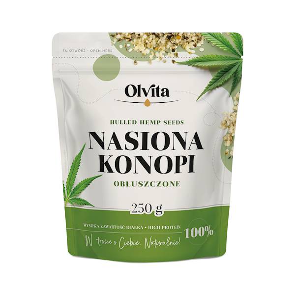 Nasiona konopii obłuszczona 250g 31.01.2027