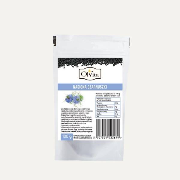 Nasiona czarnuszki 100g 31.08.2027