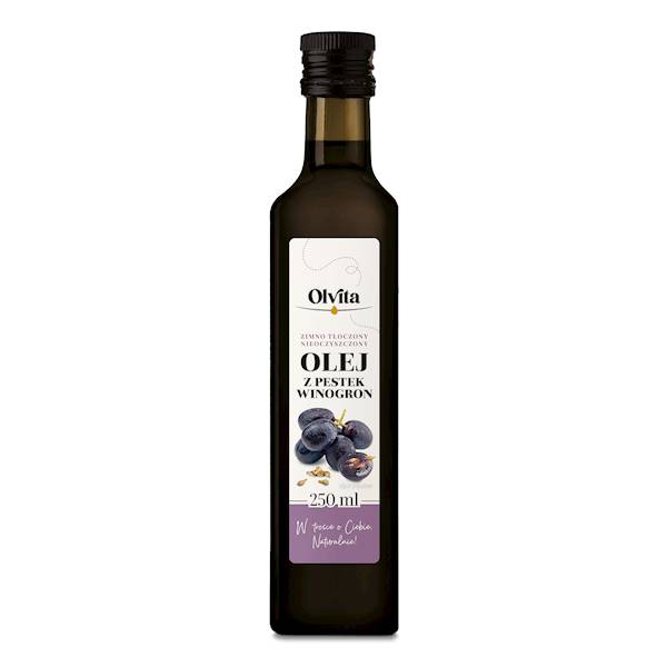 Olej z pestek winogron z-tł 250ml 16.06.2026