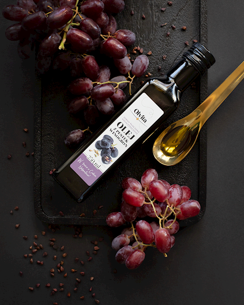 Olej z pestek winogron z-tł 250ml 03.10.2026