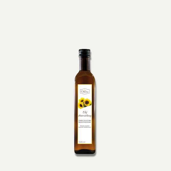Olej słonecznikowy z-tł 500ml 12.08.2026