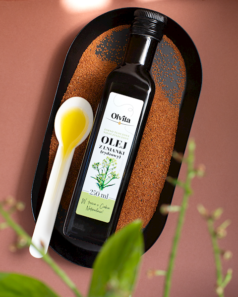 Olej z lnianki (rydzowy) z-tł 250ml 07.10.2026